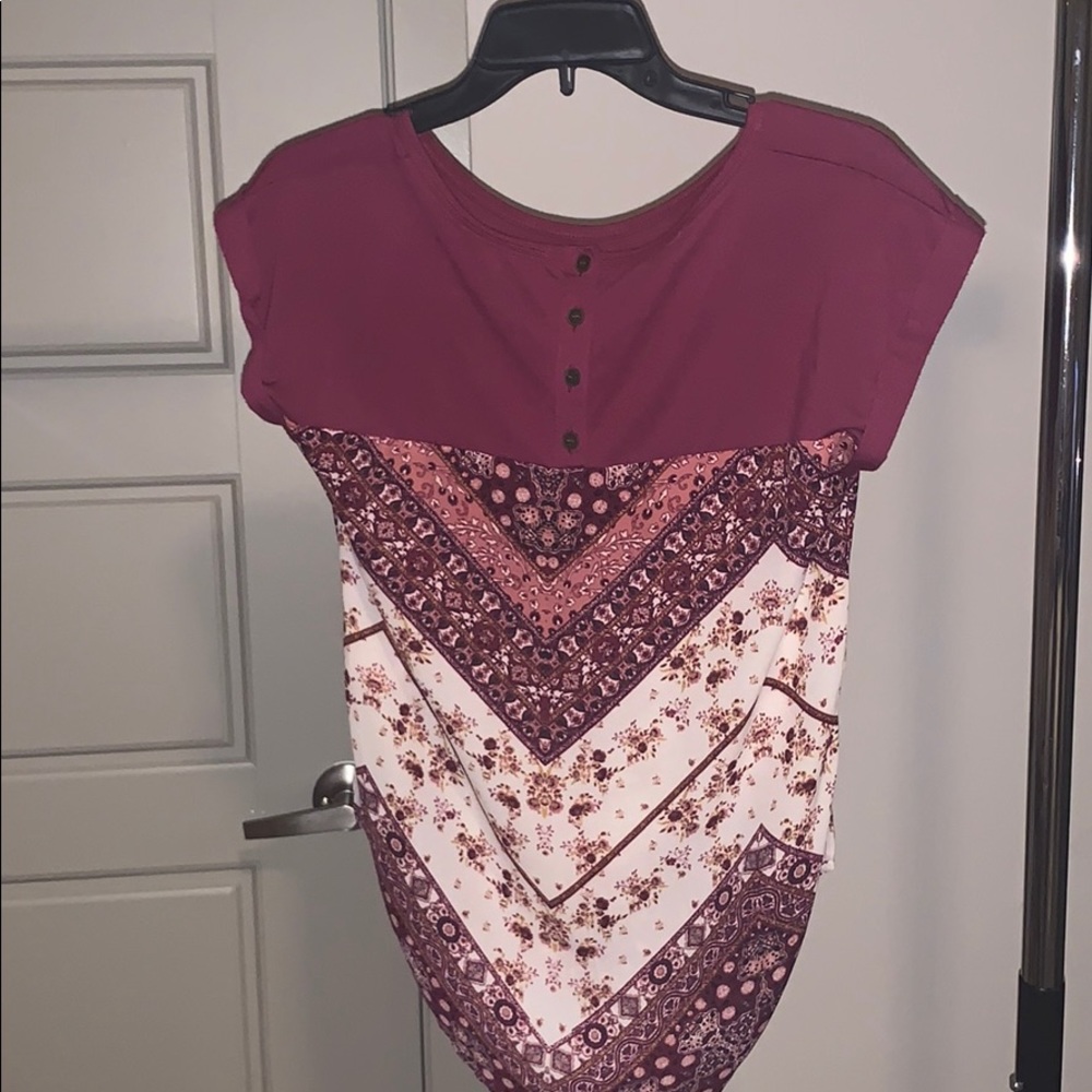 Short sleeve t shirt - Purple/Combo